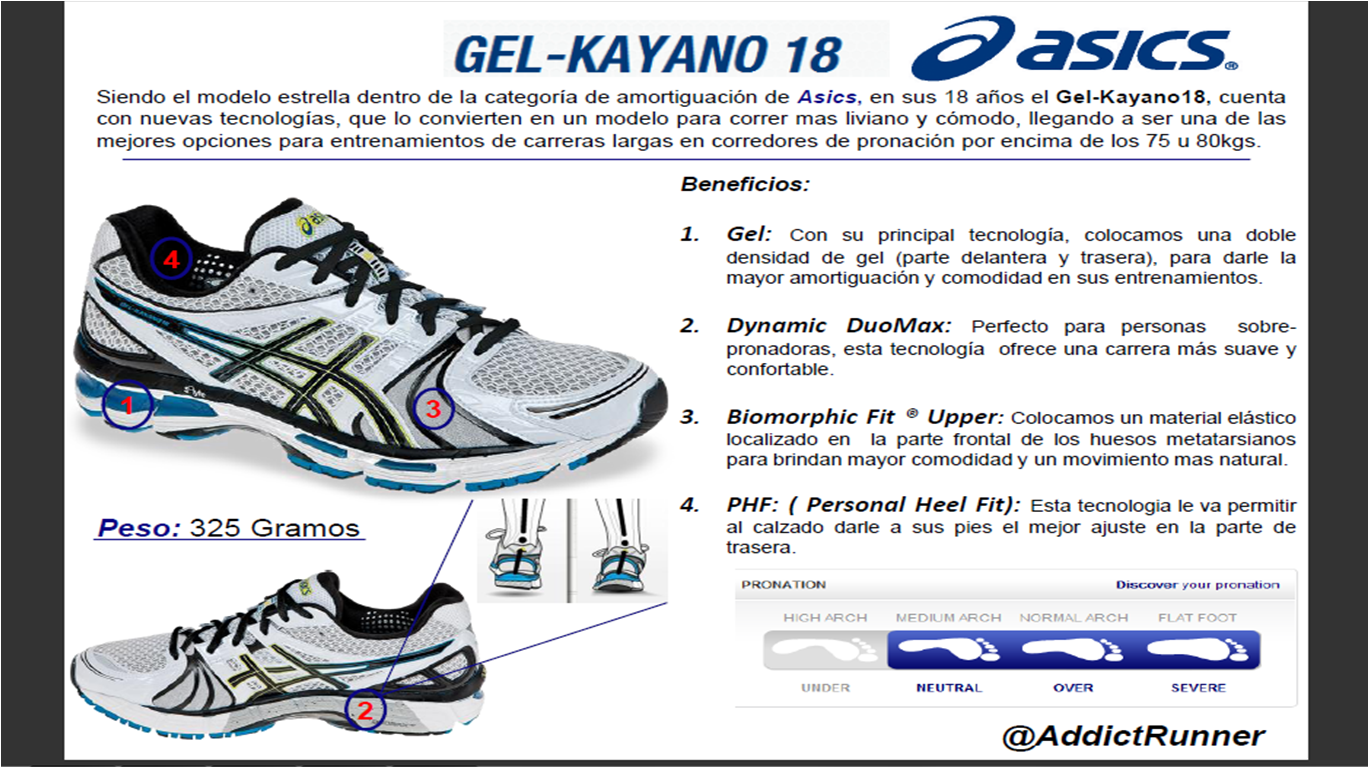 asics gel kayano 18 caracteristicas asics gel kayano 18 caracteristicas
